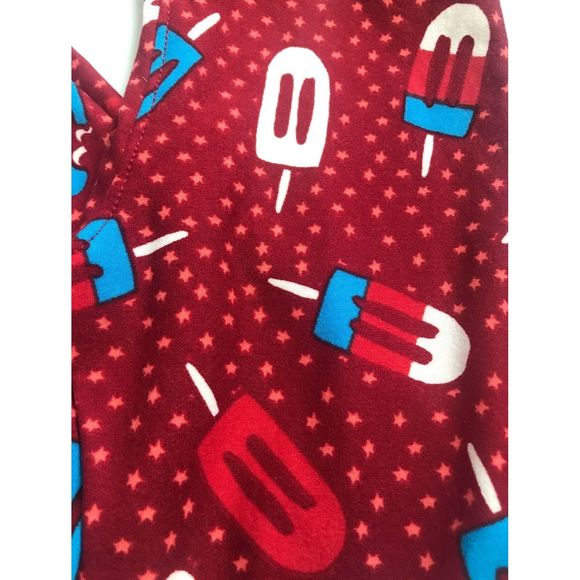 LuLaRoe Matching Americana Popsicle legging OS/SM - Picture 4 of 6